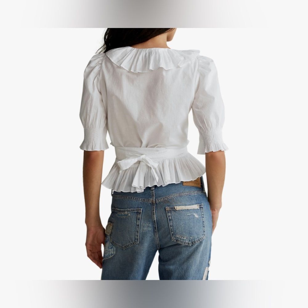 Polo Ralph Lauren - Ruffle Wrap Top - Size XL - Picture 2 of 4